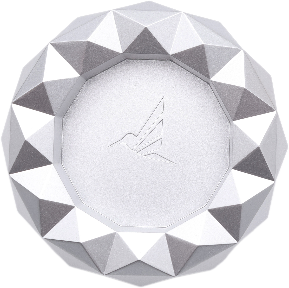 Ashtrays Colibri Cigar Ashtray - Quasar Round Silver