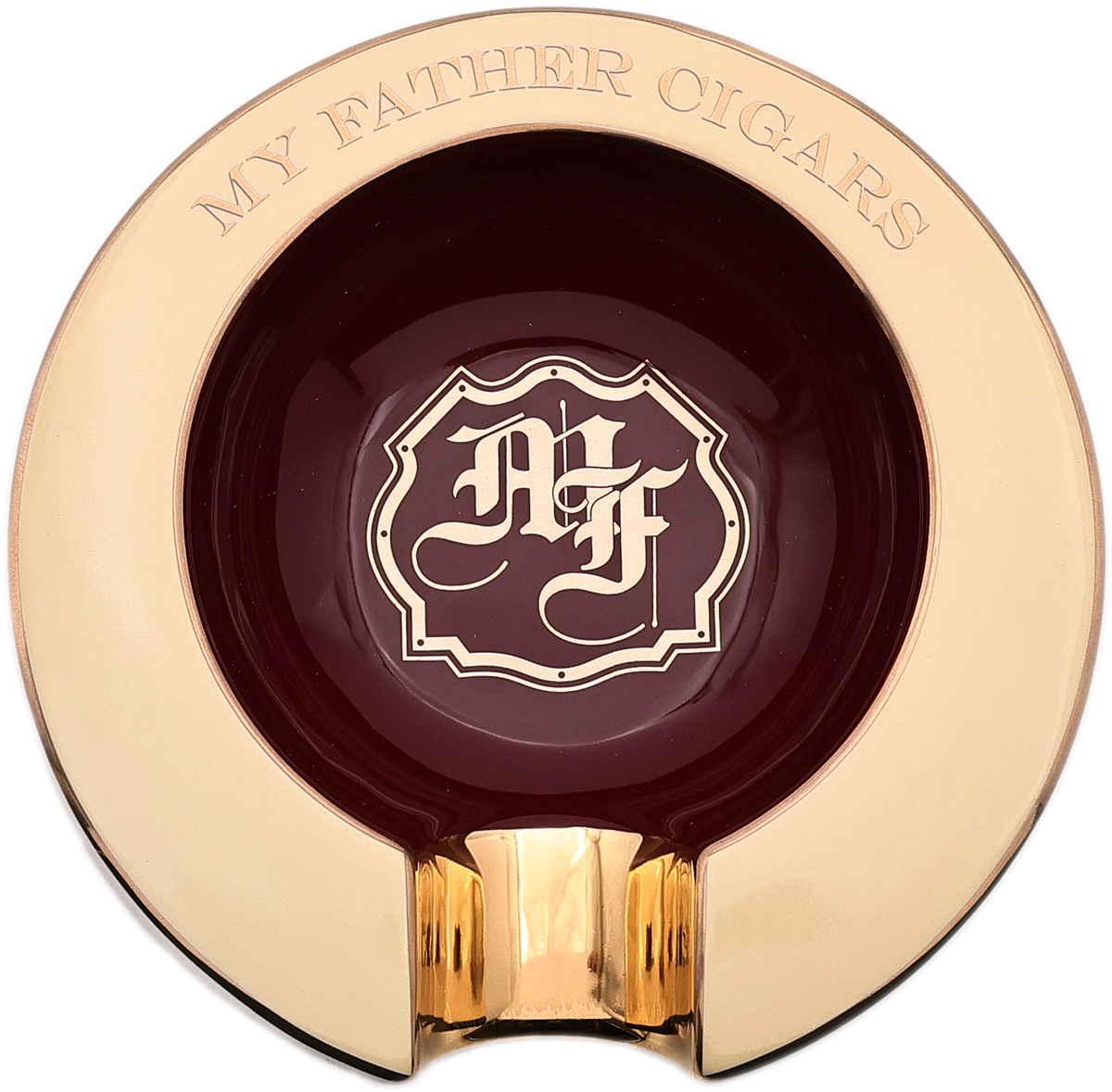 Ashtrays My Father Ashtray - Cream/Burgundy (1 Rest)