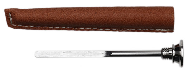 Tampers & Tools Tsuge Tamper - Leather Gazette Brown