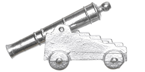 Tampers & Tools Larry Blackett Tamper - Pewter Cannon and Carriage