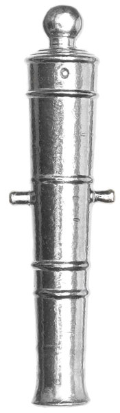 Tampers & Tools Larry Blackett Tamper - Pewter Cannon and Carriage