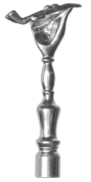 Tampers & Tools Larry Blackett Tamper - Pewter Pipe in Hand