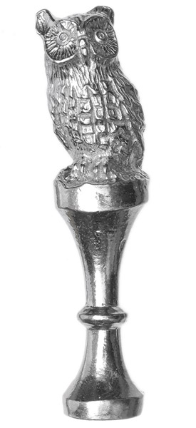Tampers & Tools Larry Blackett Tamper - Pewter Wisdom Owl