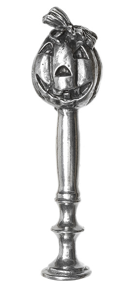 Tampers & Tools Larry Blackett Tamper - Pewter Jack-O-Lantern