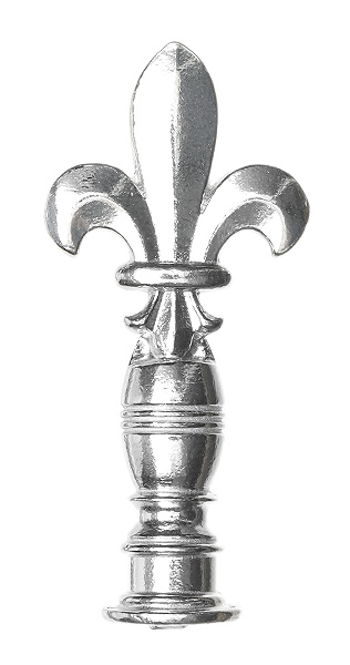 Tampers & Tools Larry Blackett Tamper - Pewter Fleur-de-lis