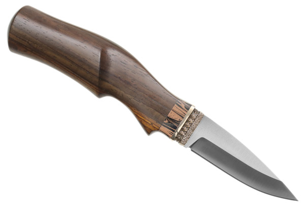 Tampers & Tools Neerup Tobacco Knife - Buffalo Cocobolo with Brass