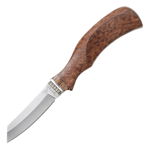 Tampers & Tools Neerup Tobacco Knife - Tanto Bubinga with Silver