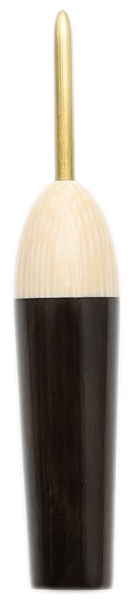 Tampers & Tools Scott Tinker Tamper - Narwhal Ivorite, Gaboon Ebony, Brass