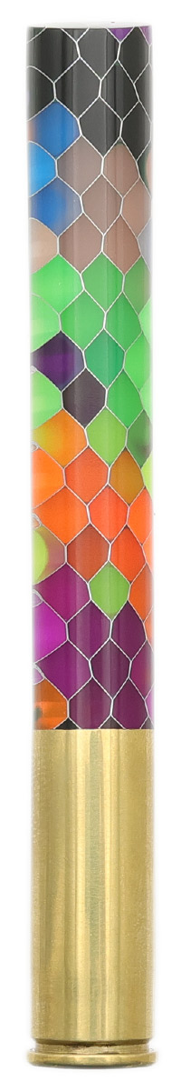 Tampers & Tools Bill Shalosky Tamper - Acrylic Rainbow and .45 Colt