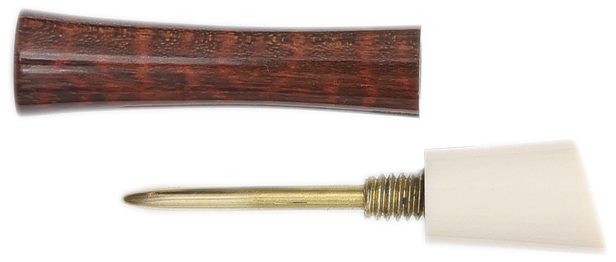 Tampers & Tools Scott Tinker Tamper - Bishop Snakewood and Ivorite with Brass Pick