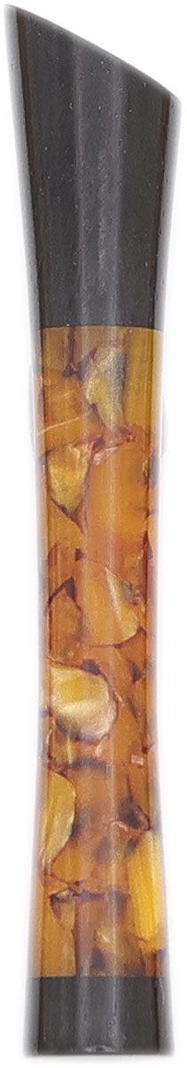 Tampers & Tools Scott Tinker Tamper - Bishop Tortoise Shell Resin and Gaboon Ebony with Brass Pick