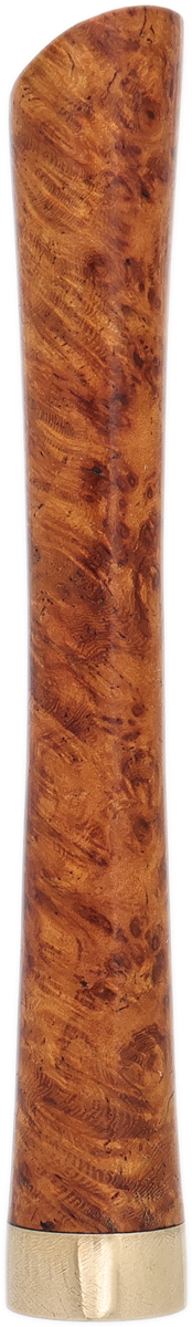 Tampers & Tools Bruno Nuttens Tamper - Gold Amboyna Burl with Brass