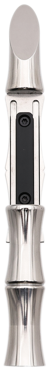 Tampers & Tools Three Pipes EDC Bamboo Stainless Steel Tamper (Clicky Edition)