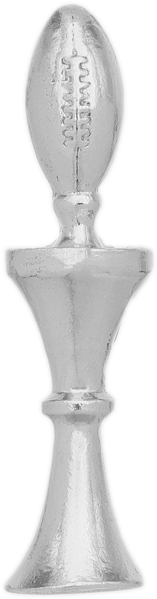 Tampers & Tools Larry Blackett Tamper -Pewter End Zone