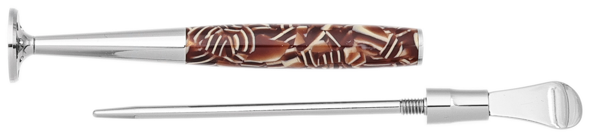 Tampers & Tools 8deco Tamper - Legend Brown, Tan, and White