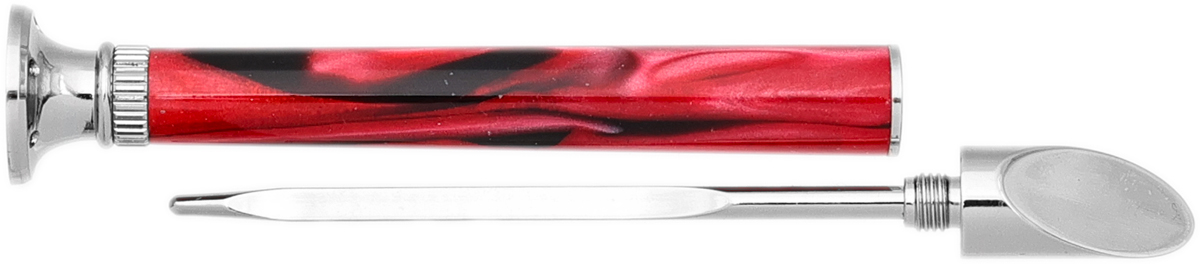 Tampers & Tools 8deco Tamper - Kokka Red and Black Swirl Silver