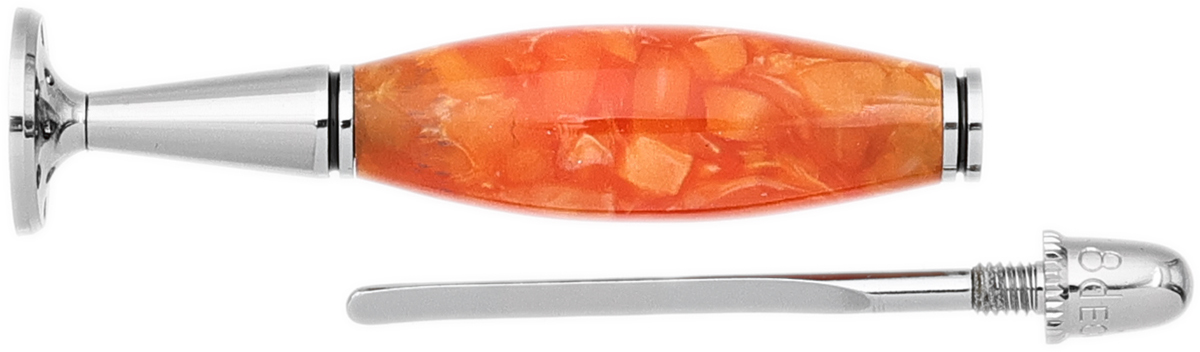 Tampers & Tools 8deco Tamper - Buddha Belly Orange Crystal