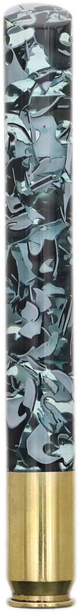 Tampers & Tools Bill Shalosky Tamper - Acrylic Marbled Black and White and .45 ACP