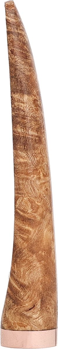 Tampers & Tools Bruno Nuttens Tamper - Talon White Amboyna Burl with Brass