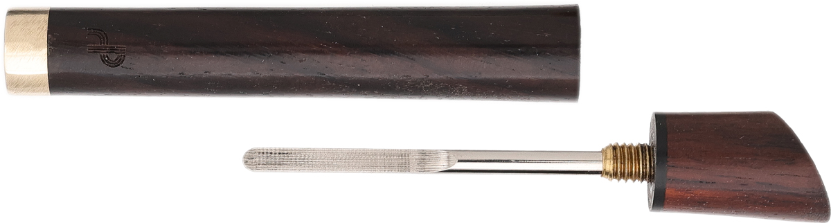 Tampers & Tools Bruno Nuttens Tamper - Asian Rosewood with Brass and Pick