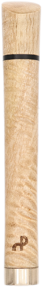 Tampers & Tools Bruno Nuttens Tamper - Curly White Teak with Brass and Pick