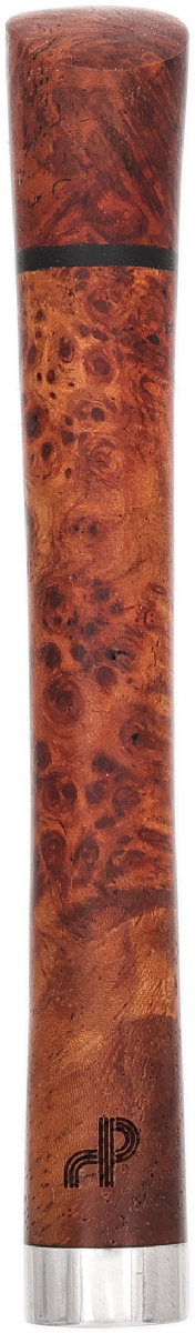 Tampers & Tools Bruno Nuttens Tamper - Gold Amboyna Burl with Nickel and Pick