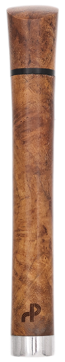 Tampers & Tools Bruno Nuttens Tamper - Teak Burl with Nickel and Pick