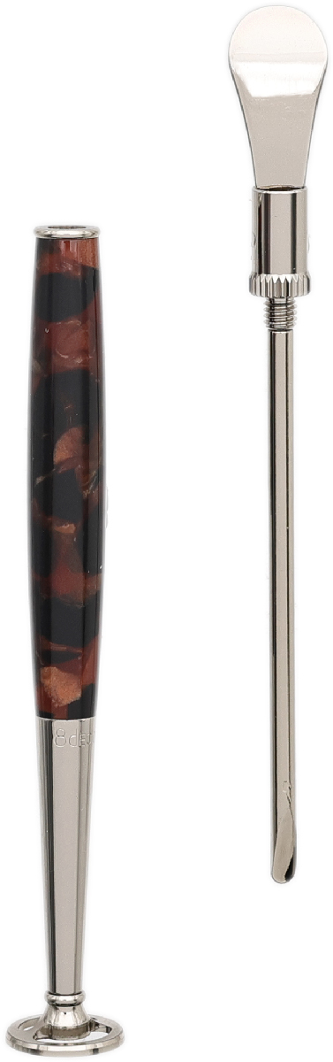 Tampers & Tools 8deco Tamper - Lucky 8 Tamper Black Crystal Vented