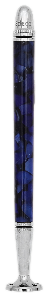 Tampers & Tools 8deco Tamper - Lucky 8 Navy Blue Crystal