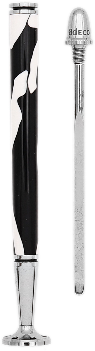 Tampers & Tools 8deco Tamper - Lucky 8 Black and White
