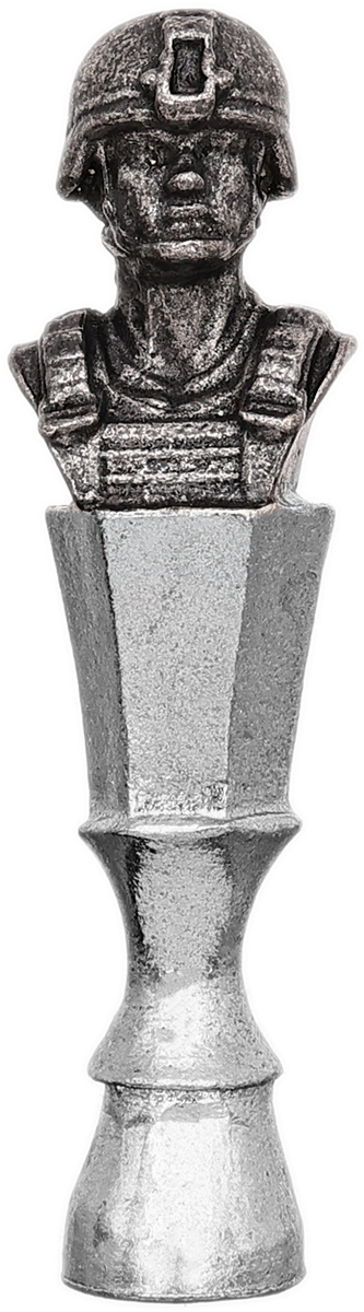 Tampers & Tools Larry Blackett Tamper - Pewter "Thank You for Your Service"