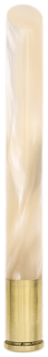 Tampers & Tools Bill Shalosky Tamper - White Shimmer Acrylic and .45 Auto Rim