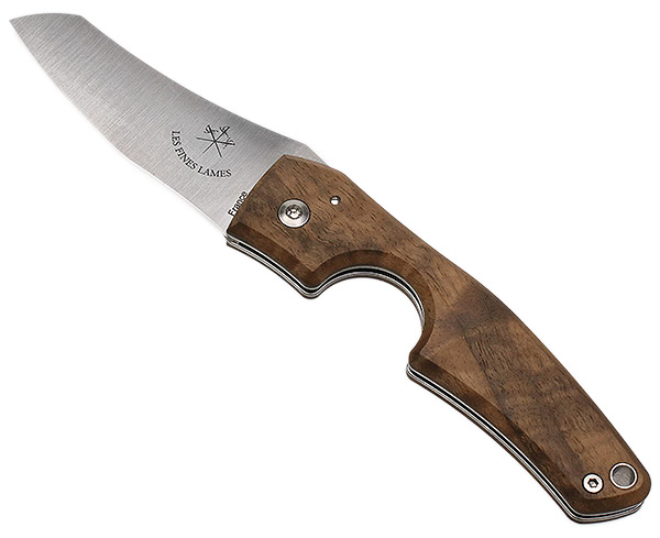 Cutters & Accessories Les Fines Lames Le Petit Cigar Cutter Gunstock Walnut Burl