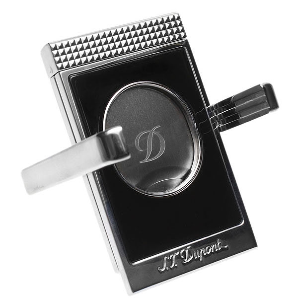 Cutters & Accessories S.T. Dupont Cigar Cutter Stand Black & Chrome