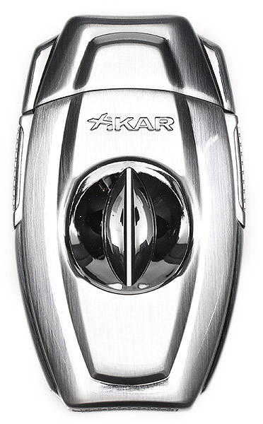Cutters & Accessories Xikar VX2 V Cutter Brushed Chrome