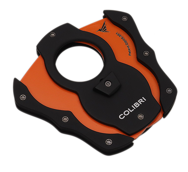 Cutters & Accessories Colibri Cut Cigar Cutter Black and Orange