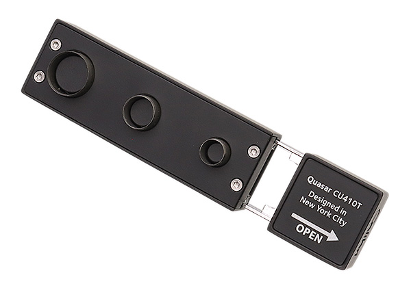 Cutters & Accessories Colibri Quasar Punch Cigar Cutter Black