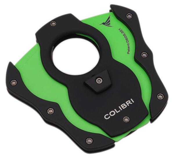 Cutters & Accessories Colibri Cut Cigar Cutter Black and Green