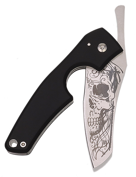Cutters & Accessories Les Fines Lames Le Petit Cigar Cutter Inked Skull