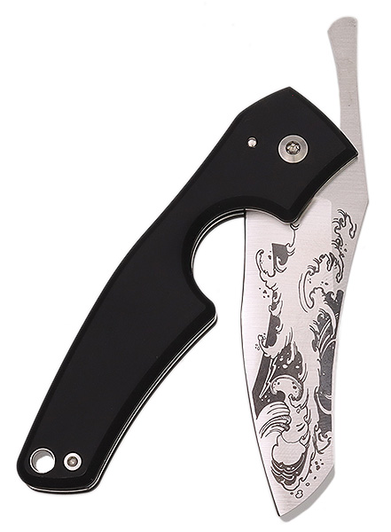 Cutters & Accessories Les Fines Lames Le Petit Cigar Cutter Inked Wave
