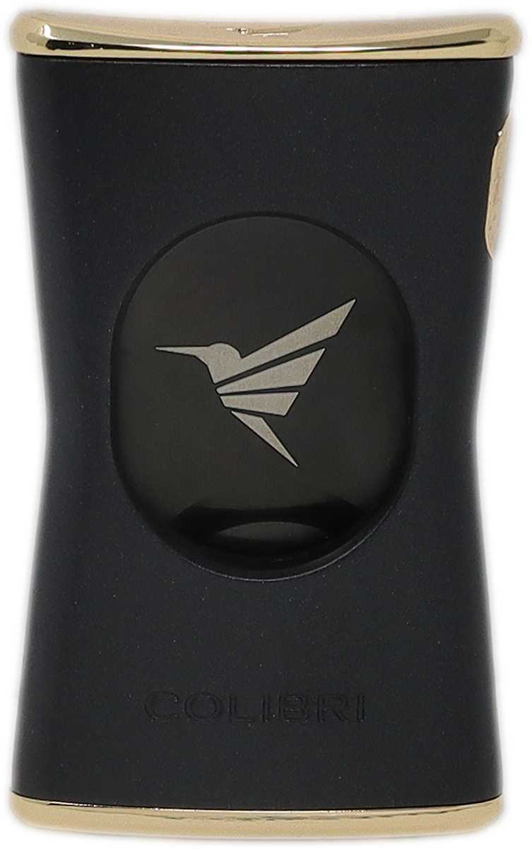 Cutters & Accessories Colibri Cigar Cutter - Slim Black and Gold
