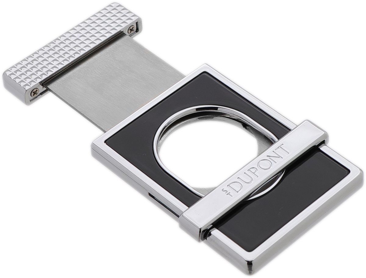 Cutters & Accessories S.T. Dupont Slim Cigar Cutter Black and Chrome