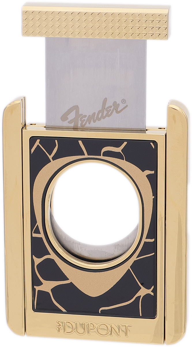 Cutters & Accessories S.T. Dupont Cigar Cutter and Stand Fender Black/Gold