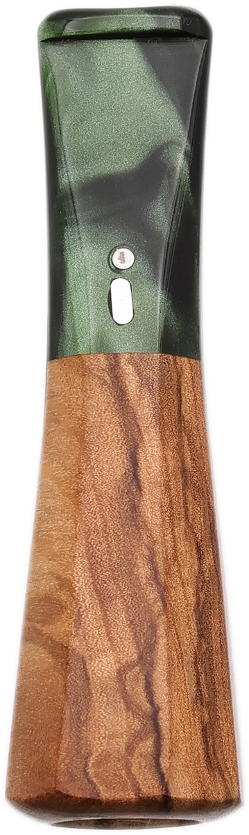Cutters & Accessories Jacono Toscano Mouthpiece - Olivewood Octagon (Green Tapered Stem)