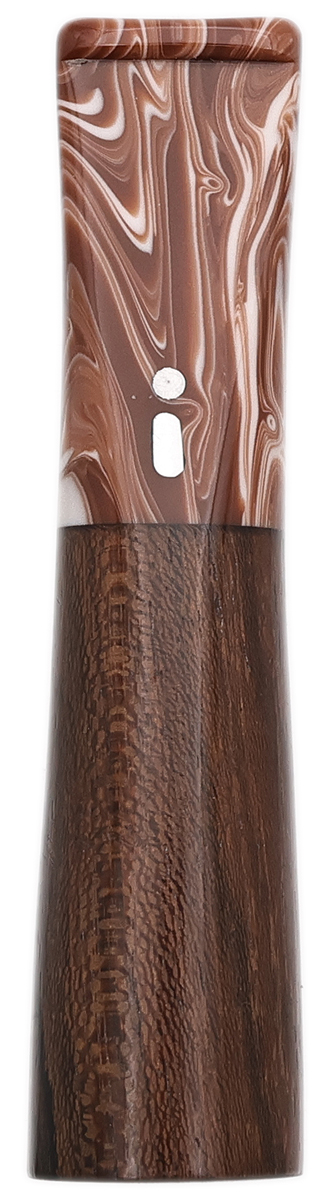 Cutters & Accessories Jacono Toscano Mouthpiece - Noce Classic (Brown Swirl Tapered Stem) (E)