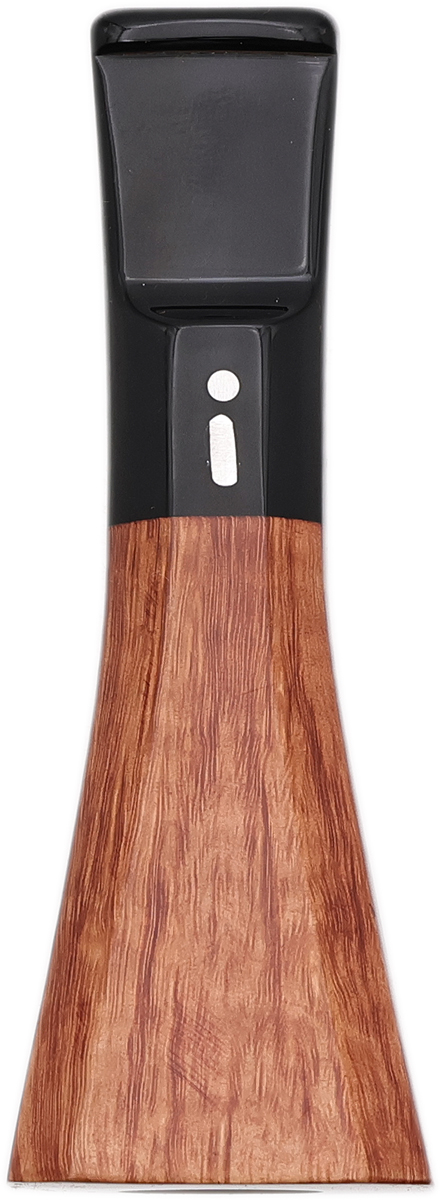 Cutters & Accessories Jacono Toscano Mouthpiece - Briar Square (Black Saddle Stem) (E)