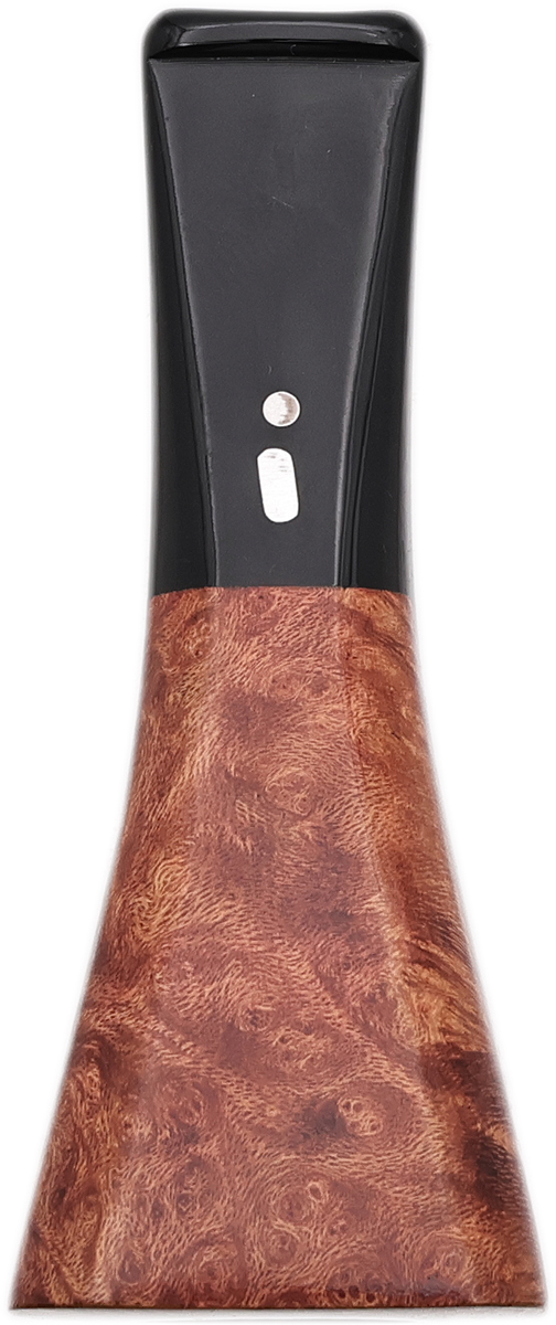 Cutters & Accessories Jacono Toscano Mouthpiece - Briar Square (Black Tapered Stem) (E)