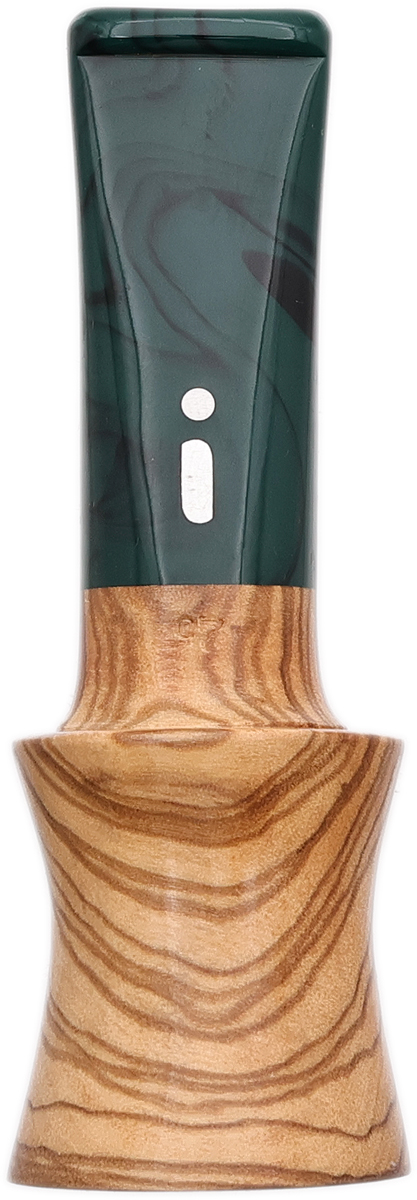 Cutters & Accessories Jacono Toscano Mouthpiece - Olivewood Hourglass (Emerald Tapered Stem) (EE)