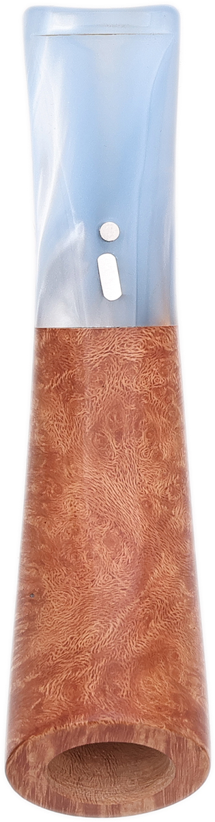 Cutters & Accessories Jacono Toscano Mouthpiece - Briar Classic (Shimmer Blue Tapered Stem) (EE)