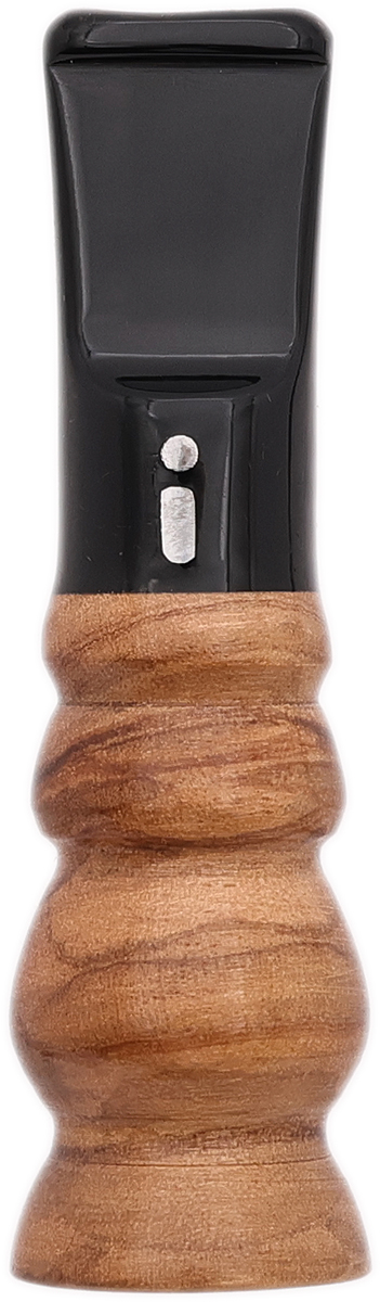Cutters & Accessories Jacono Toscano Mouthpiece - Olivewood Beehive (Black Saddle Stem) (E)